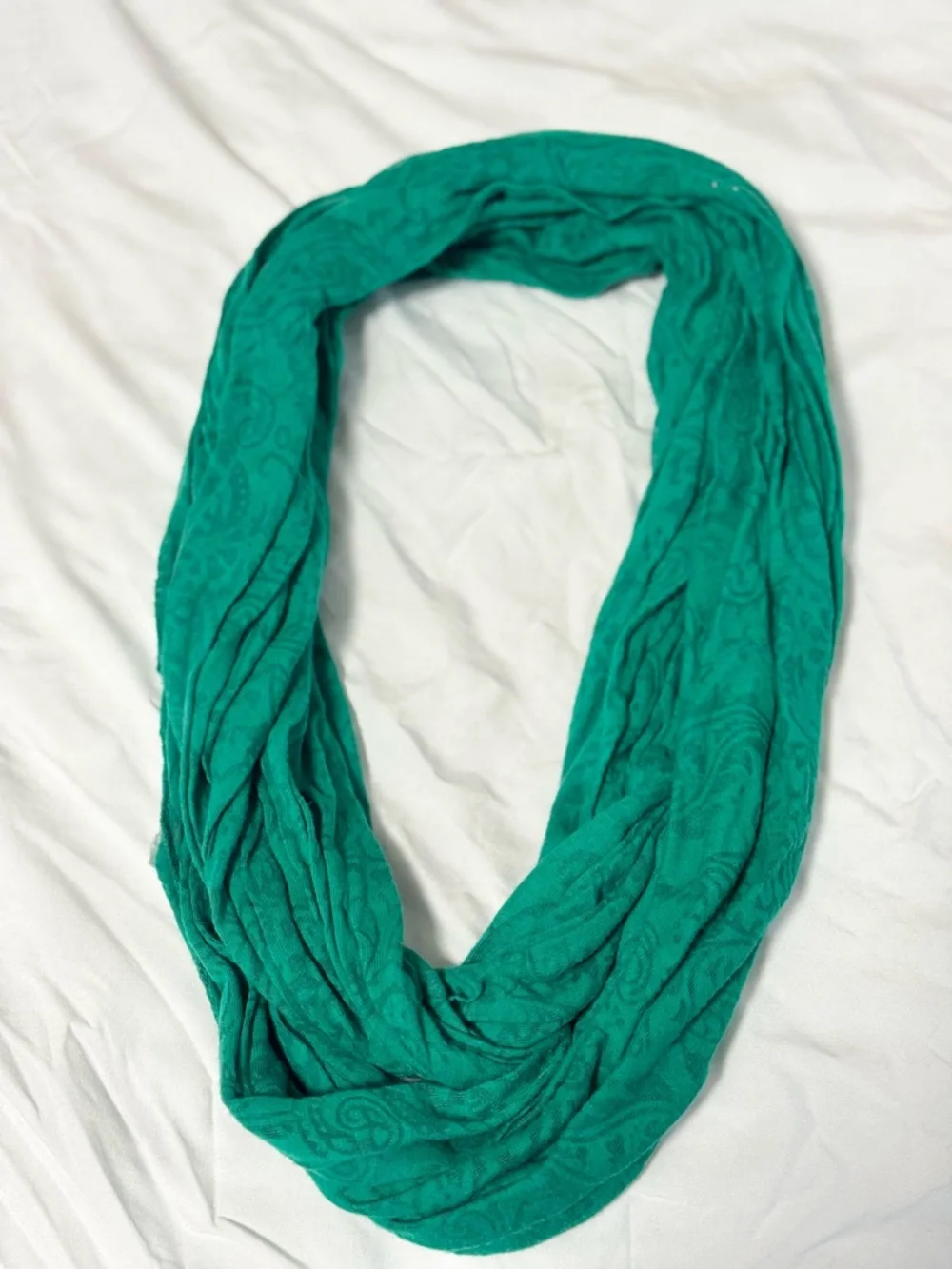 3 Pc Scarf Bundle Leopard Green Beige Lightweight Infinity Wrap Lot - Picture 5 of 8